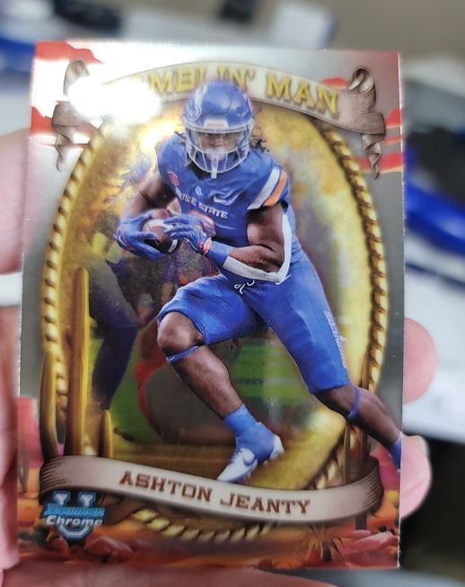 2024 Bowman University Chrome #RM-8 Ashton Jeanty Ramblin' Man — front