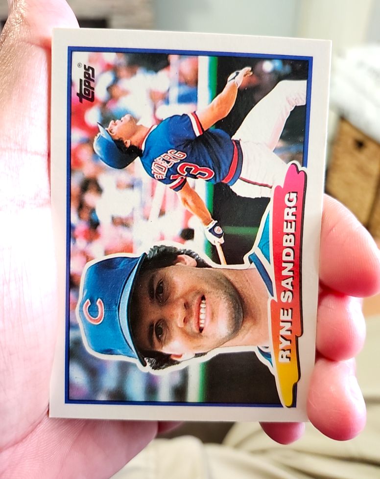 1988 Topps Big #16 Ryne Sandberg — front