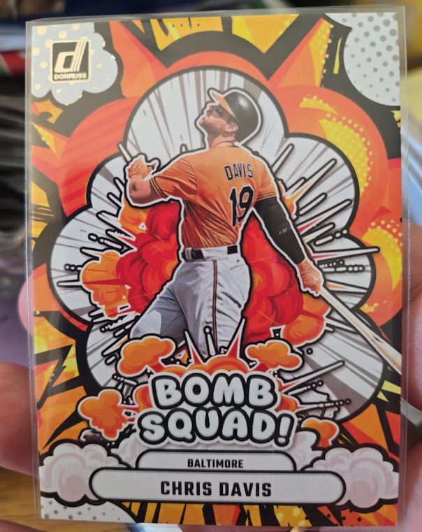 2025 Donruss #1 Chris Davis Bomb Squad — front