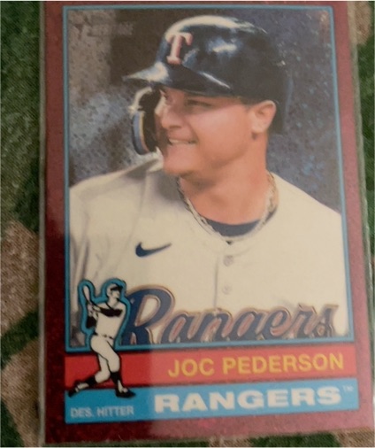 2025 Topps Heritage #158 Joc Pederson — front