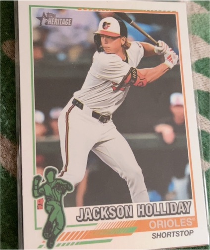 2025 Topps Heritage #76R-5 Jackson Holliday 1976 Redefined — front