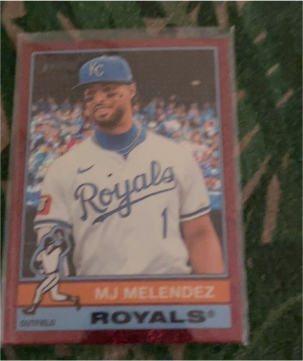 1976 Topps #1 MJ Melendez — front