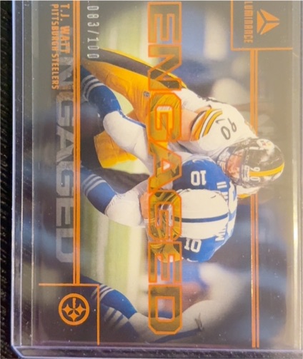 2024 Panini Luminance Engaged #ENG-TWT T.J. Watt — front