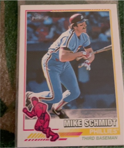 2025 Topps Heritage #76R-4 Mike Schmidt — front