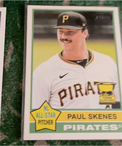 2025 Topps Heritage #60 Paul Skenes — front