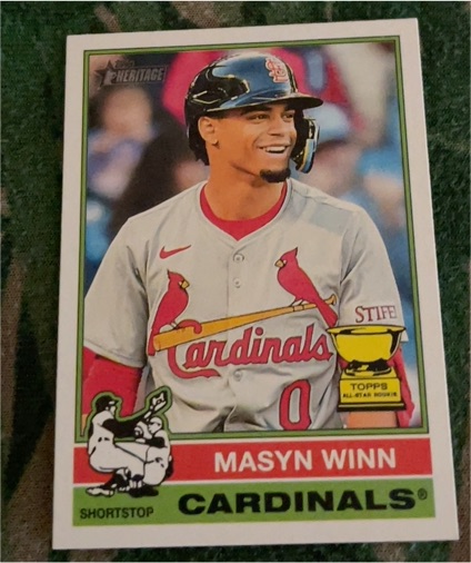 2025 Topps Heritage #103 Masyn Winn — front