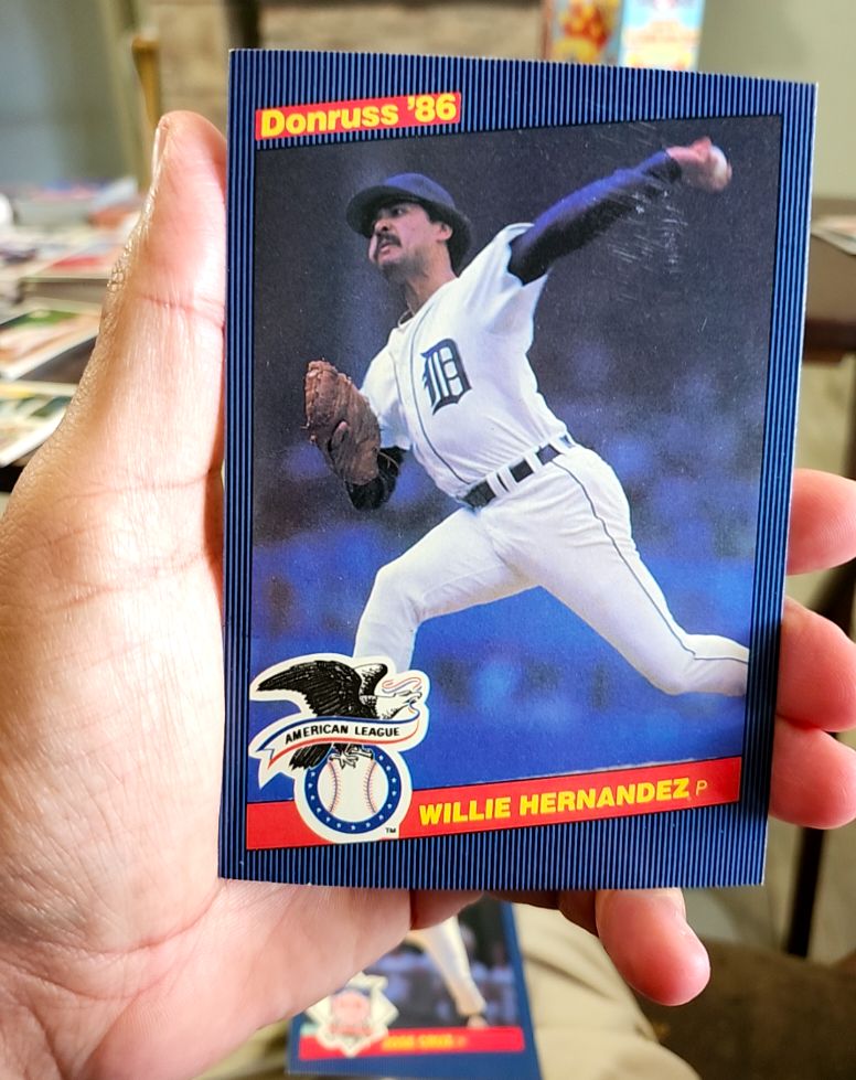 1986 Donruss Baseball Action All-Stars #43 Willie Hernandez — front
