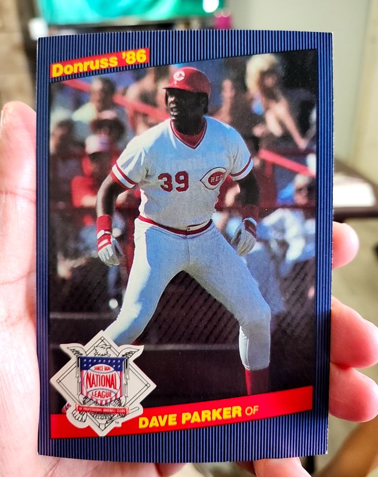 1986 Donruss All-Stars #24 Dave Parker — front