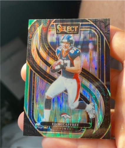 2024 Panini Select Premier Level Ed McCaffrey — front