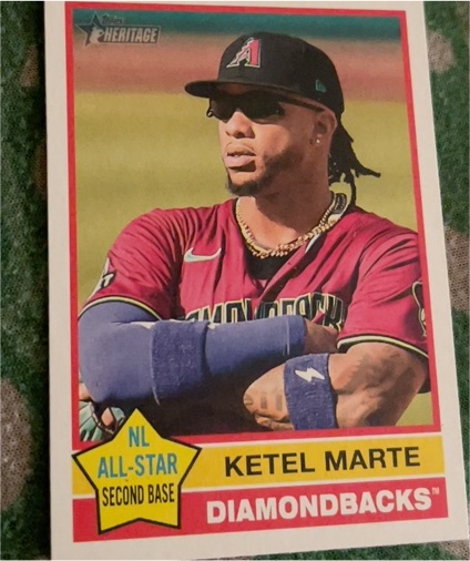 2025 Topps Heritage #420 Ketel Marte — front