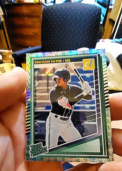 2025 Donruss Rated Prospects #MIL Braylon Payne — front
