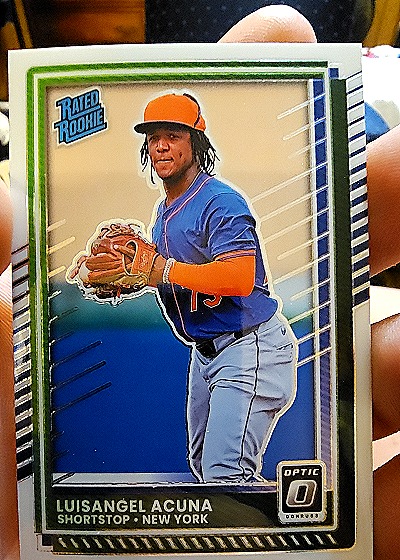 2025 Panini Donruss Optic #1 Luisangel Acuna — front