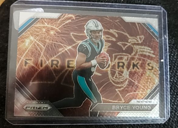 2023 Panini Prizm #F-6 Bryce Young Fireworks — front