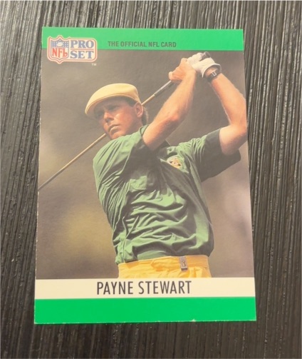 1990 Pro Set #1 Payne Stewart — front