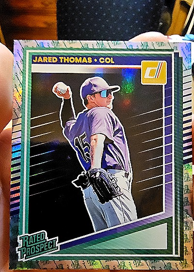2025 Donruss Rated Prospects #147 Jared Thomas — front