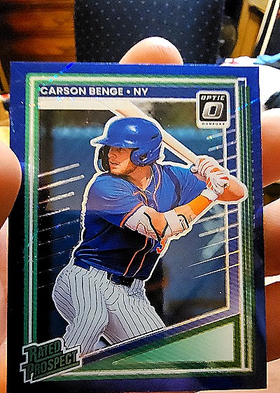 2025 Donruss Optic #158 Carson Benge — front