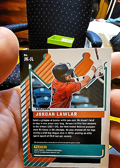 2025 Donruss #JK-JL Jordan Lawlar Jersey Kings — back
