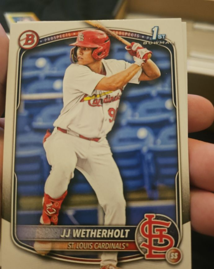 2025 Bowman #BP-22 JJ Wetherholt — front