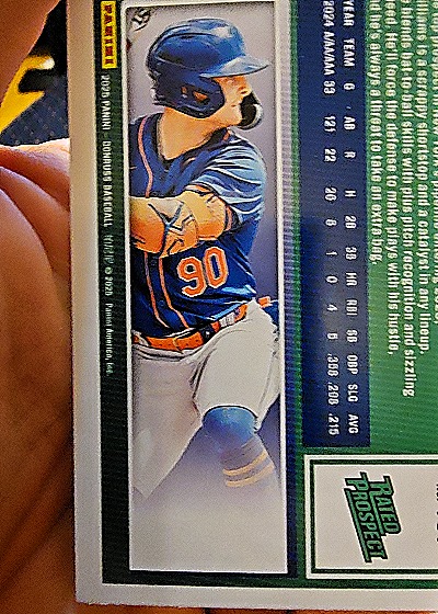 2025 Donruss #167 Jett Williams — back