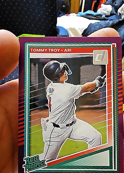 2025 Donruss Rated Prospect #RP Tommy Troy — front