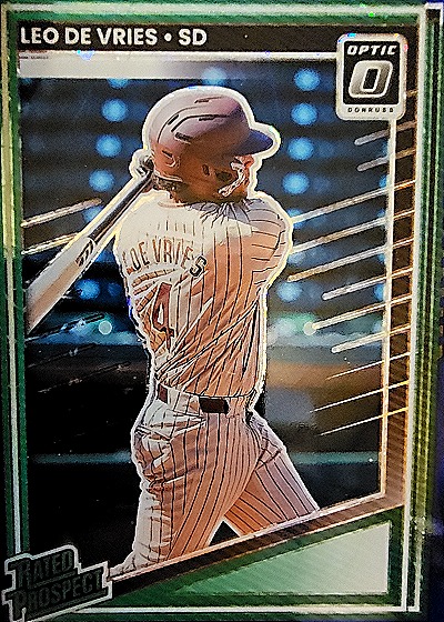 2025 Donruss Optic Rated Prospect #148 Leo De Vries — front