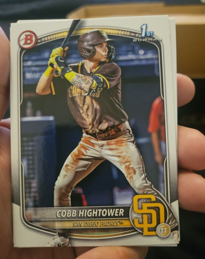 2025 Bowman #BP-104 Cobb Hightower — front