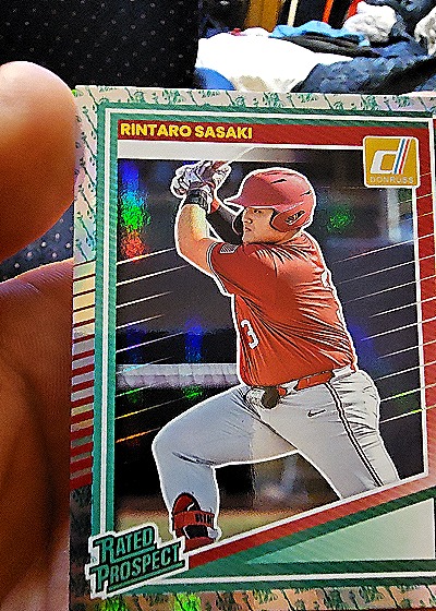 2025 Panini Donruss #127 Rintaro Sasaki — front