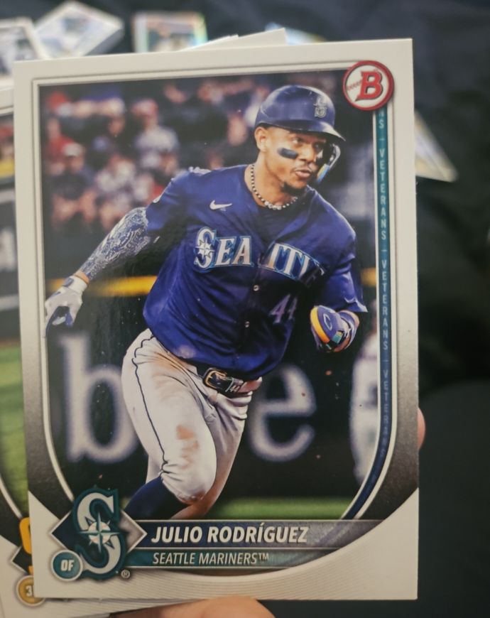 2025 Bowman #79 Julio Rodríguez Seattle Mariners — front