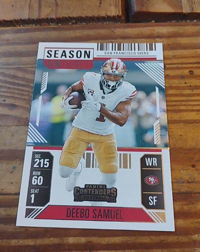 2024 Panini Contenders Season Ticket #215 Deebo Samuel — front