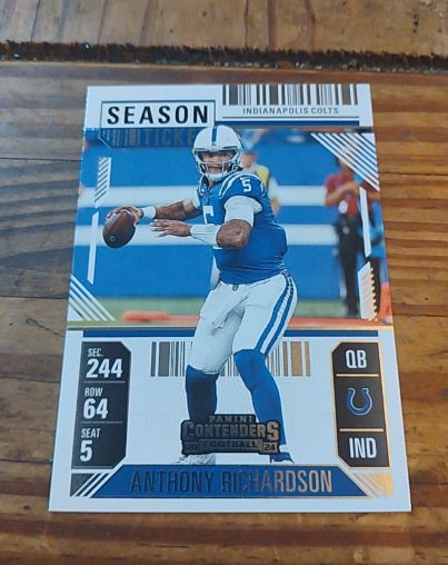 2024 Panini Contenders Season Ticket #42 Anthony Richardson — front