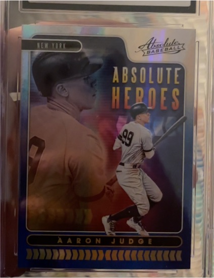 2020 Panini Absolute Absolute Heroes #AH9 Aaron Judge — front