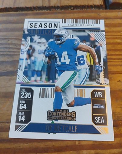2024 Panini Contenders #91 DK Metcalf Seahawks — front