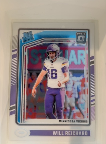 2024 Panini Donruss Optic #297 Will Reichard — front