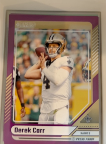 2024 Panini Donruss #60 Derek Carr — front