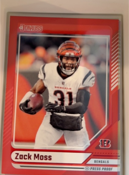 2024 Donruss #43 Zack Moss — front