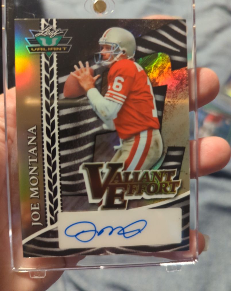 2024 Leaf Valiant Effort Joe Montana — front