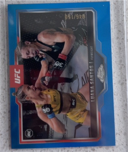 2025 Topps Chrome UFC #046 Luana Santos — front