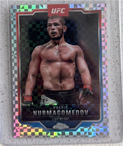 2025 Topps Chrome UFC #36 Khabib Nurmagomedov — front