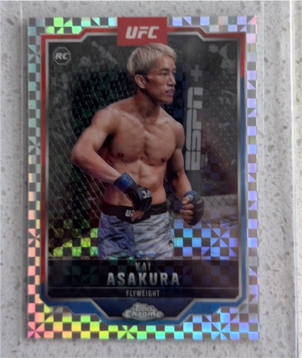 2025 Topps Chrome UFC #161 Kai Asakura — front