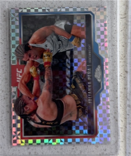 2024 Topps Chrome UFC #102 Julianna Pena — front
