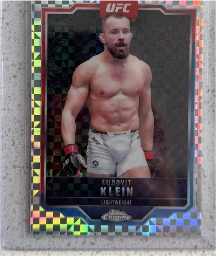 2025 Topps Chrome UFC #32 Ludovit Klein — front