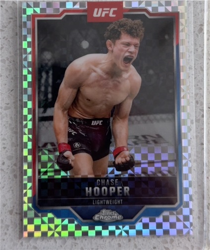 2025 Topps Chrome UFC #17 Chase Hooper — front