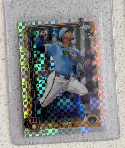 2025 Topps Chrome #201 Carlos Rodriguez — front