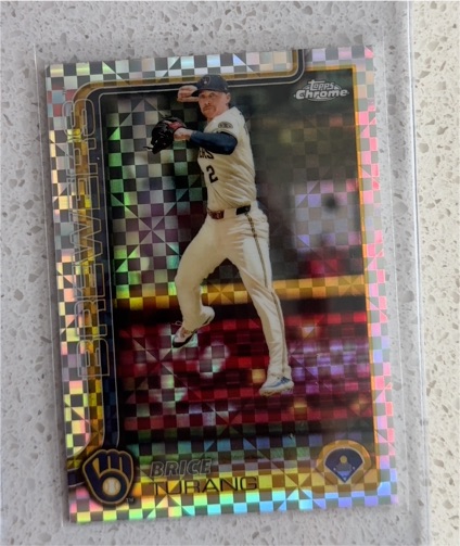 2025 Topps Chrome #109 Brice Turang — front