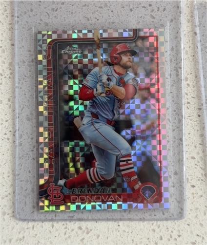 2025 Topps Chrome #233 Brendan Donovan — front
