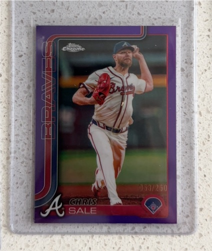 2025 Topps Chrome #182 Chris Sale — front