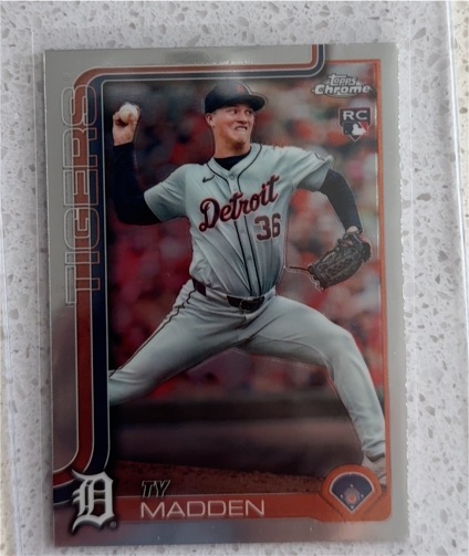 2025 Topps Chrome #285 Ty Madden — front