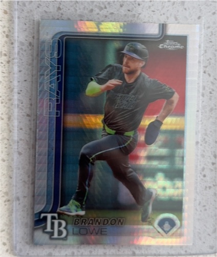 2025 Topps Chrome #113 Brandon Lowe — front