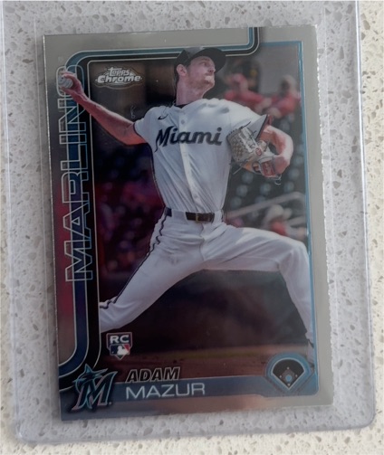 2025 Topps Chrome #157 Adam Mazur — front