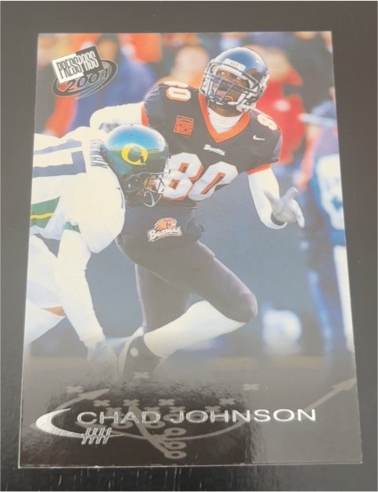 2001 Press Pass #27 Chad Johnson — front